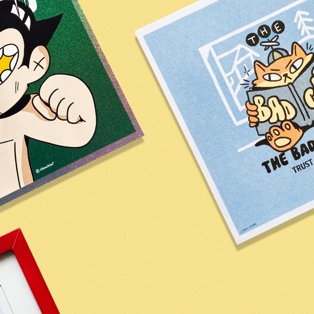 Tapetes tufting prints y accesorios ilustrados ChimChim México