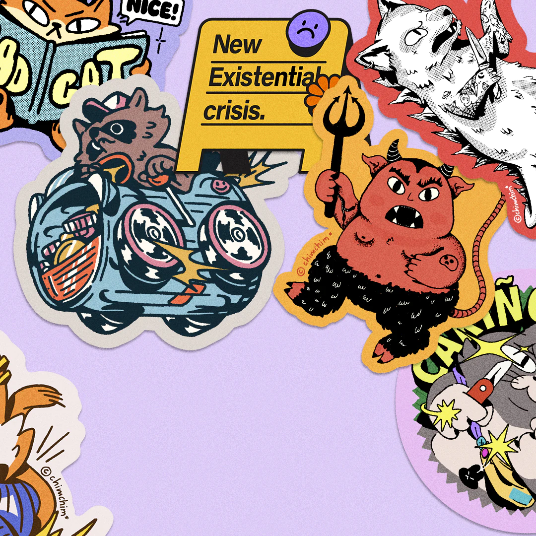 Tapetes tufting prints y accesorios ilustrados ChimChim México